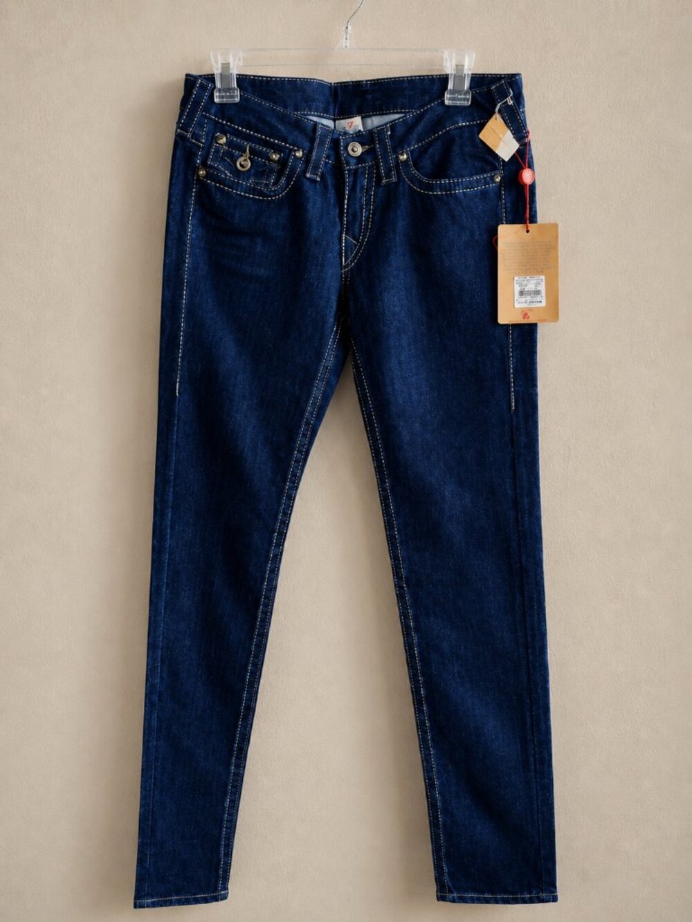 True Religion Disco Julie Big T Skinny Jeans 30 NWT Dark Wash
